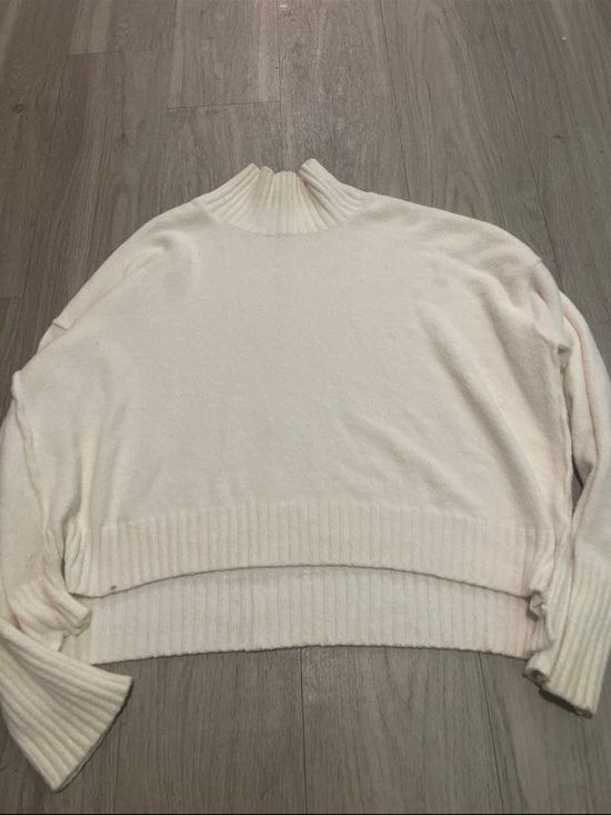 Free People Sweaters - Free People Cream Mock Neck Sweater